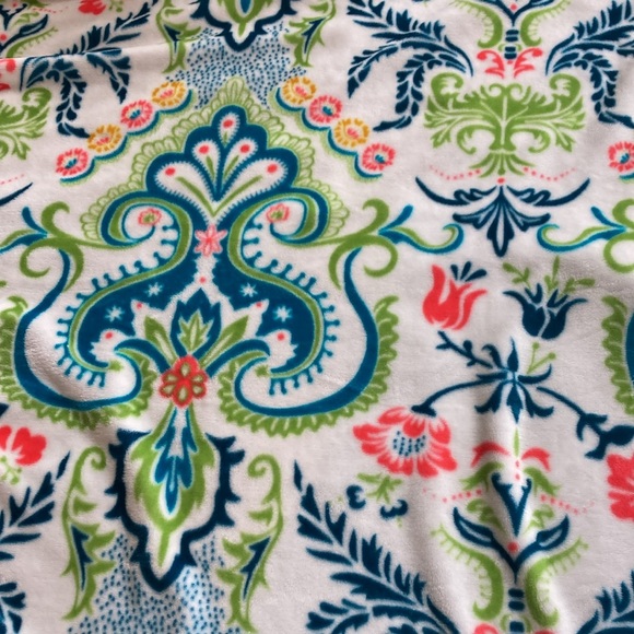Matilda Jane Hard to Find Cora Paisley Fleece Blanket - Picture 5 of 5
